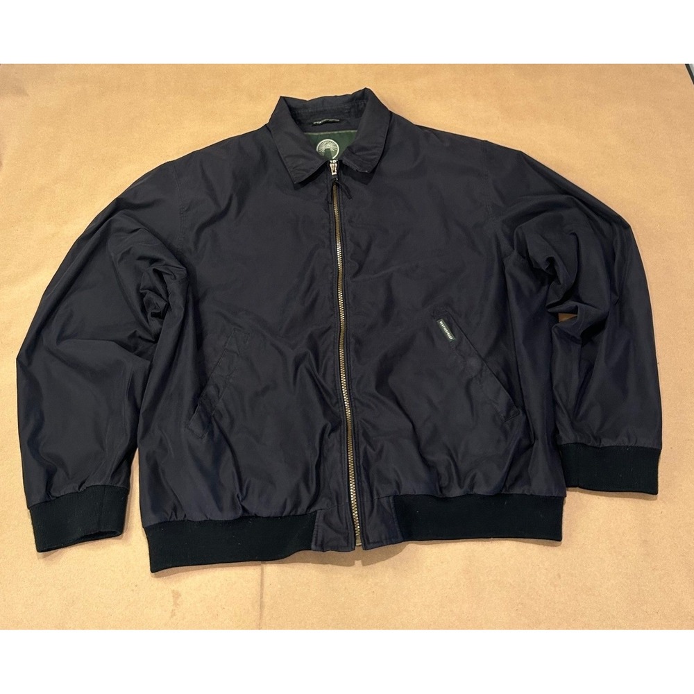 Weatherproof Black Bomber Jacket Full Zip Mens XL